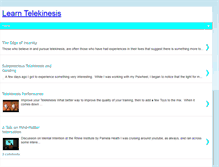 Tablet Screenshot of learntelekinesis.blogspot.com