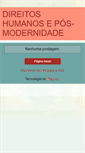 Mobile Screenshot of direitoshumanoseposmodernidade.blogspot.com