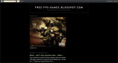 Desktop Screenshot of free-fps-games.blogspot.com