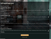 Tablet Screenshot of leblogdelagrosse.blogspot.com