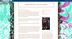 Desktop Screenshot of inbetweenballgames.blogspot.com