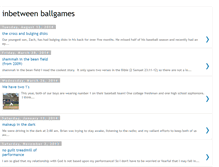 Tablet Screenshot of inbetweenballgames.blogspot.com
