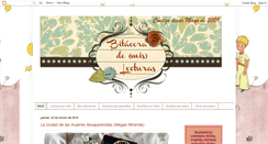 Desktop Screenshot of bitacorademislecturas.blogspot.com