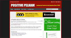 Desktop Screenshot of positivepelham.blogspot.com