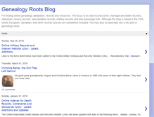Tablet Screenshot of genrootsblog.blogspot.com