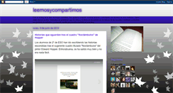 Desktop Screenshot of leemosycompartimos.blogspot.com