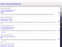 Tablet Screenshot of leemosycompartimos.blogspot.com