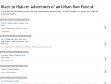 Tablet Screenshot of blacktonature.blogspot.com