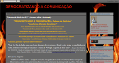 Desktop Screenshot of democratizandoacomunicacao.blogspot.com