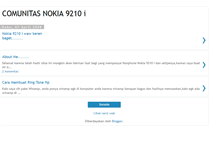 Tablet Screenshot of comunitasnokia9210.blogspot.com