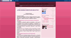 Desktop Screenshot of conociendosobrecompetenciasdocentes.blogspot.com