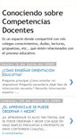 Mobile Screenshot of conociendosobrecompetenciasdocentes.blogspot.com