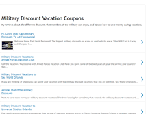 Tablet Screenshot of militarydiscountvacations.blogspot.com