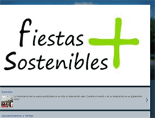 Tablet Screenshot of fiestasmassostenibles.blogspot.com