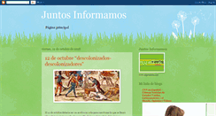 Desktop Screenshot of juntosinformamos.blogspot.com