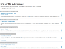 Tablet Screenshot of erascrittosulgiornale.blogspot.com