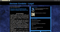 Desktop Screenshot of denissecondololegal.blogspot.com