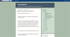 Desktop Screenshot of bestbattery02.blogspot.com
