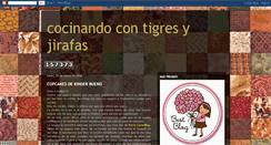 Desktop Screenshot of cocinandocontigresyjirafas.blogspot.com