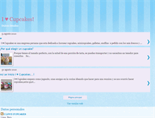 Tablet Screenshot of ilovecupcakesperu.blogspot.com