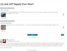 Tablet Screenshot of lizandjeffhappilyeverafter.blogspot.com