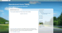 Desktop Screenshot of manufacturedhometrends.blogspot.com