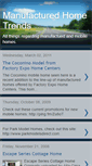 Mobile Screenshot of manufacturedhometrends.blogspot.com