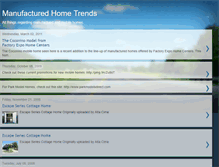 Tablet Screenshot of manufacturedhometrends.blogspot.com