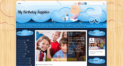 Desktop Screenshot of mybirthdaysupplies.blogspot.com