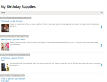 Tablet Screenshot of mybirthdaysupplies.blogspot.com