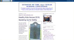 Desktop Screenshot of lessonsofthe1937texasschoolexplosion.blogspot.com