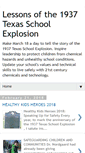Mobile Screenshot of lessonsofthe1937texasschoolexplosion.blogspot.com