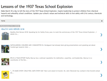 Tablet Screenshot of lessonsofthe1937texasschoolexplosion.blogspot.com
