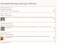 Tablet Screenshot of freehanddrawing1341-fall2010.blogspot.com