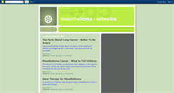 Desktop Screenshot of mesothelioma-asbestos-articles.blogspot.com