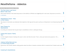 Tablet Screenshot of mesothelioma-asbestos-articles.blogspot.com