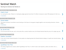 Tablet Screenshot of eyeonthesentinel.blogspot.com