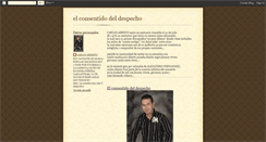 Desktop Screenshot of elconsentidodeldespecho.blogspot.com