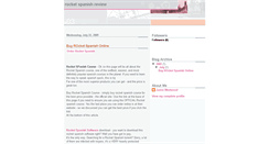 Desktop Screenshot of buy-rocket-spanish-software.blogspot.com