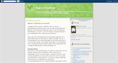 Desktop Screenshot of magnus-filosoferar.blogspot.com