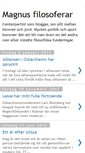Mobile Screenshot of magnus-filosoferar.blogspot.com