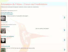 Tablet Screenshot of fatimafazendoartes.blogspot.com