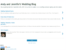 Tablet Screenshot of andyandjenniferwedding.blogspot.com