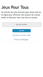 Mobile Screenshot of divertissement-francophone-jeux.blogspot.com