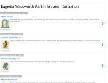 Tablet Screenshot of eugeniawmartinartandillustration.blogspot.com