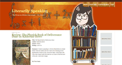 Desktop Screenshot of literarilyspeaking1.blogspot.com