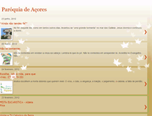 Tablet Screenshot of acores-paroquia.blogspot.com