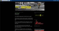 Desktop Screenshot of notanotherrunningblog.blogspot.com