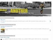 Tablet Screenshot of notanotherrunningblog.blogspot.com