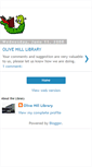 Mobile Screenshot of olivehilllibrary.blogspot.com